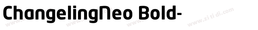 ChangelingNeo Bold字体转换